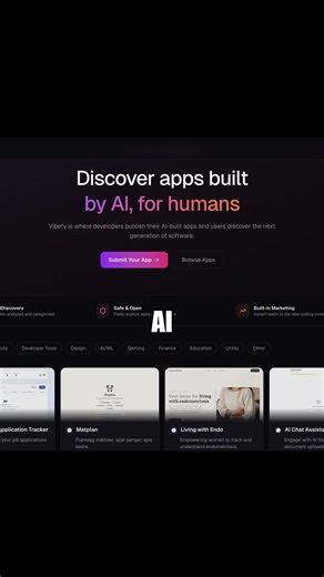 Your AI App Deserves Users. Meet Vibefy.