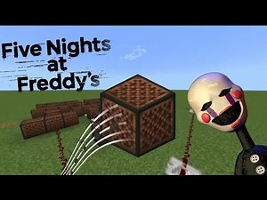 Minecraft Noteblocks, FNAF 2 Puppet's Music box (My Grandfather's Clock)