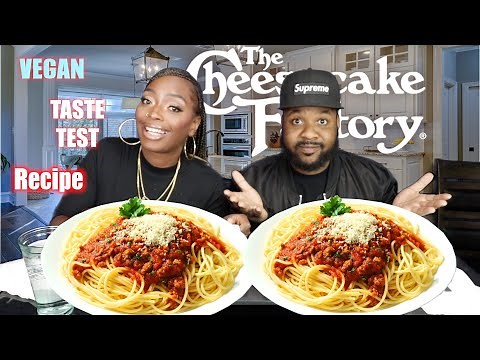 CHEESECAKE FACTORY EVELYN FAVORITE PASTA RECIPE VEGANIZED COPYCAT/MUKBANG