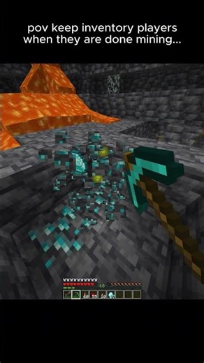 pov keep inventory players #minecraft #minecraftmemes #minecraftshorts #funny #fyp #viral #shorts