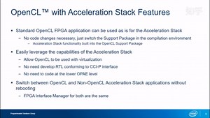 基于Intel至强处理器和FPGA的OpenCL开发