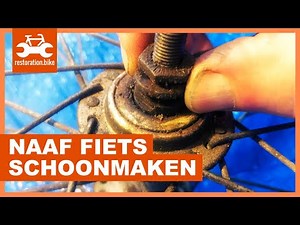 Naaf fiets schoonmaken