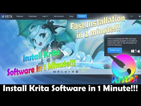 Install Krita 1 Minute