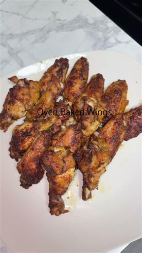 Oven Baked Chicken Wings #chickenwings