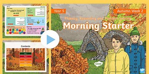 Year 5 Maths Autumn Morning Starter PowerPoint 2