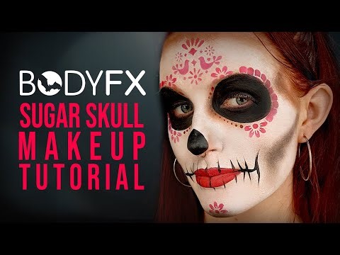 BODYFX Sugar skull Makeup Tutorial
