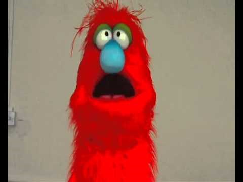 Red Monster Puppet