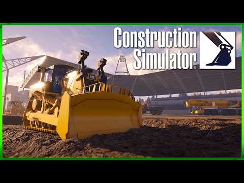 Construction Simulator - Stadium Expansion - Multiplayer Build - Live