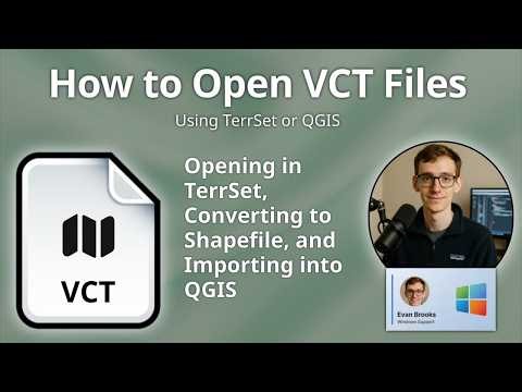How to Open VCT Files (IDRISI Vector Image)