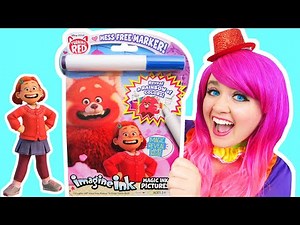 Coloring Turning Red Magic Ink Coloring Book | Imagine Ink Marker