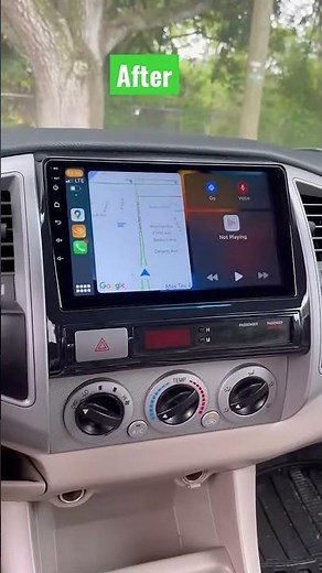 Upgrade Your Tacoma! 9” Touchscreen with Wireless CarPlay & Android Auto | 2005–2013 Toyota Tacoma