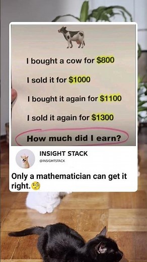 🤯 Only 1% Can SOLVE This Cow Problem (Are You a Mathematician?) #mathematician