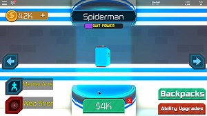 Roblox新超级英雄模拟器 变身复仇者联盟4里面的角色！刺激(1)