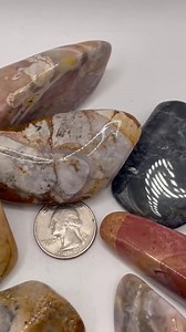 Ohio Rainbow Flint - 12 Tumbled and Polished Rocks From Nethers Farm - Etsy Canada