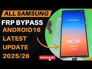 ALL Samsung Frp Bypass Android 16 Latest Update 2025/26 Unlock Tool ! samsung frp bypass android 16