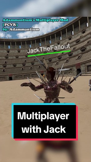 Multiplayer fun with @JackTheFallout #bladeandsorcery #vr #virtualreality #vrgame