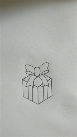 How to draw Giftbox with Bow