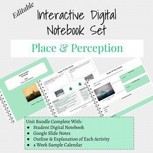 Place & Perception: Interactive Digital Notebook COMPLETE UNIT