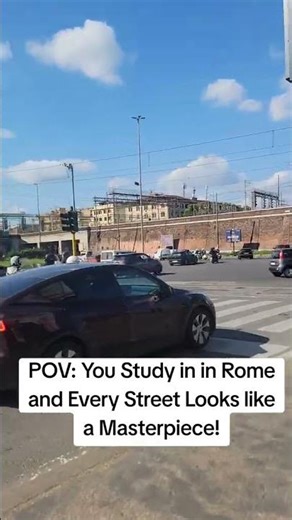 POV Studying in Rome, Every Street Looks Like a Masterpiece