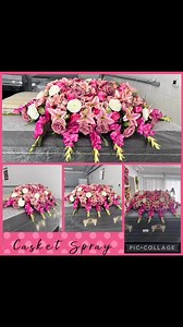 Funeral Casket Spray - Silk Floral Arrangement | E & K Caskets LLC | Facebook