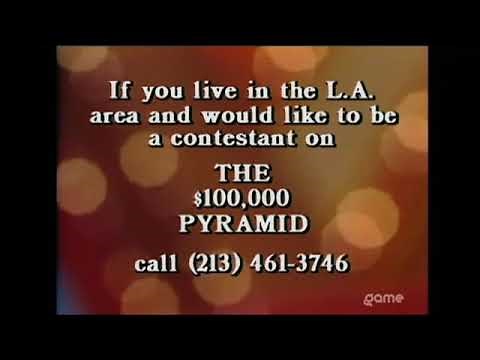 The $100,000 Pyramid November 1, 1985 Closing Segment
