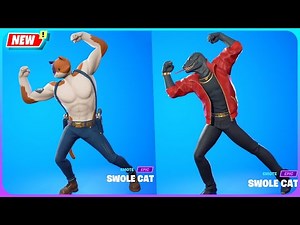 Fortnite THUNDER skin doing Funny Built In Emotes