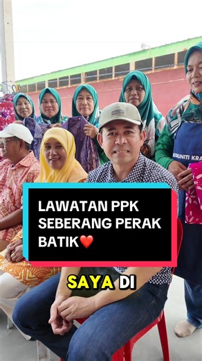 Lawatan PPK Seberang Perak: Proses Penghasilan Batik & Sokong Usahawan