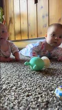 Twin Time: Floor Giggles and Playtime Fun