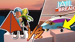 RACING THE JAILBREAK MISSILE! *GLIDER* (Roblox)