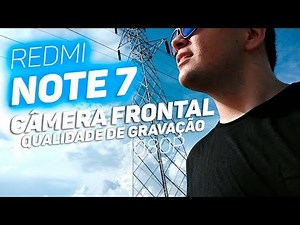 Xiaomi Redmi Note 7 - Teste Câmera Frontal de Dia | L Tech