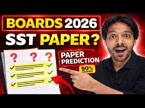 🔴 LIVE: These Questions Can Come in SST Boards 2026 😳 | Class 10 SST Paper Prediction
