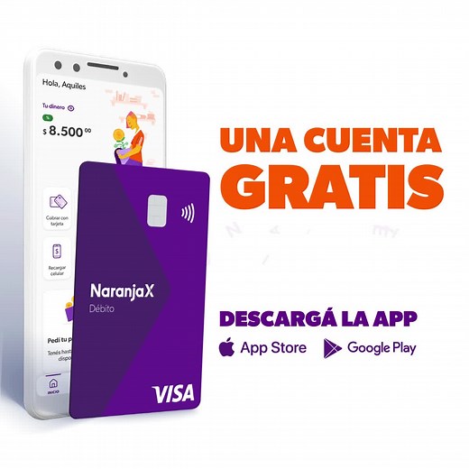 Descargá la app, registrate y enterate de todo lo que podés hacer desde tu celular 📲 🙌 | Naranja X