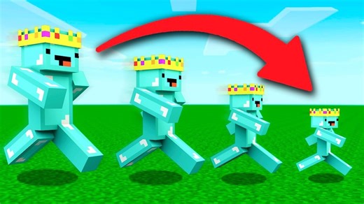 【生肉搬运/Skeppy】我困住了100名玩家，但是他们每过20 秒就会缩小一次