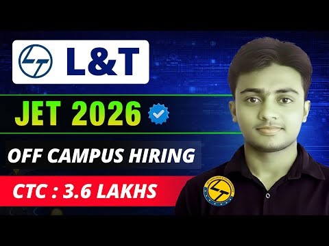 L&T Construction & Mining Machinery Hiring 2026। Junior Engineer Trainee 2026। L&T JET 2026। L&T