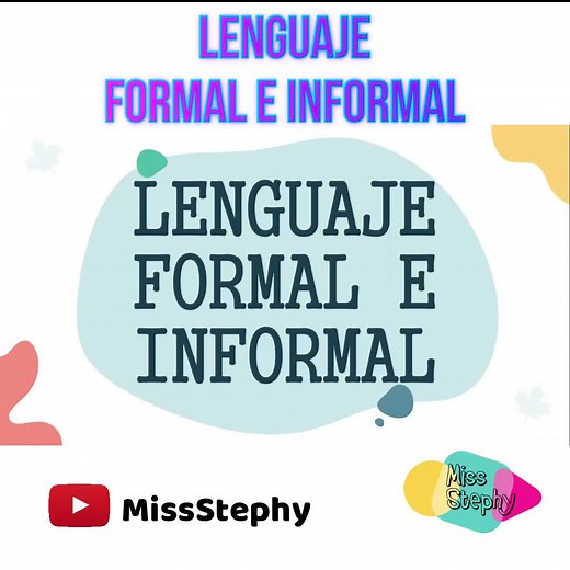 Lenguaje FORMAL E INFORMAL 🤘🏻🤝🏻 | Explicación para niños 🧒🏻👧🏼 En este video te explico de manera sencilla qué es el lenguaje formal y el lenguaje informal con sus características y en qué situaciones se da cada uno. | Miss Stephy