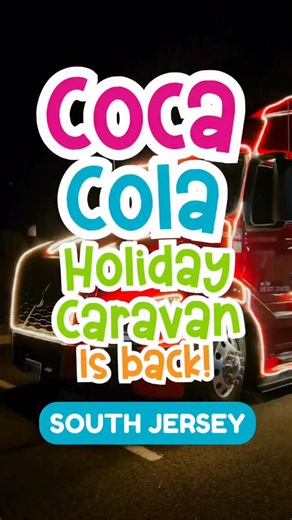 Holli | Find Your Family fun in South Jersey on Instagram: "The Coca-Cola Holiday Caravan is rolling into the NJ and Philly scene next week, and honestly, it’s one of the cutest holiday pop-ups you can hit. Check out the dates and locations below so you can plan your stop. When you arrive, you’ll be able to snap festive photos with Santa beside the beautifully lit Coca-Cola truck, grab a free Coke, and even send a letter to Santa. It’s such a unique, magical experience that’ll have you feeling a