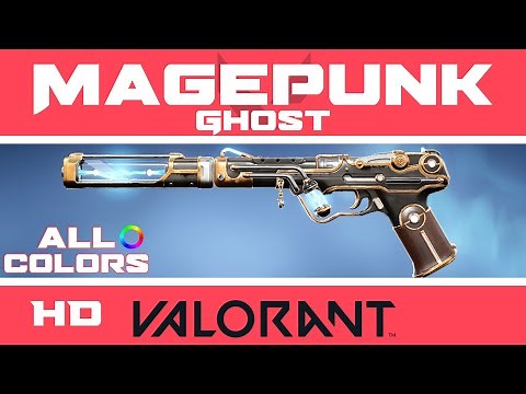 MAGEPUNK GHOST VALORANT SKIN (ALL COLORS) | New Magepunk Skins Bundle