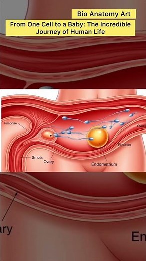From One Cell to a Baby: The Incredible Journey of Human Life| Bio Anatomy Art | Gut Health