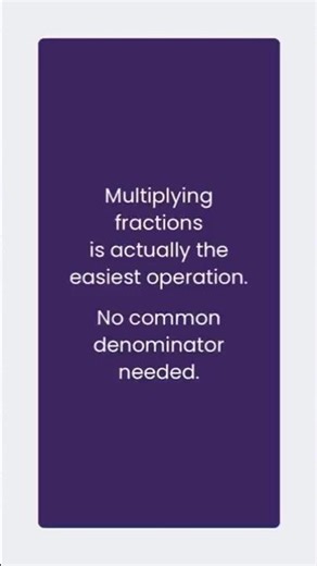 Multiplying Fractions Explained | Fractions in 30 Seconds #9