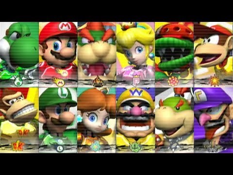 Mario Strikers Charged - All Characters