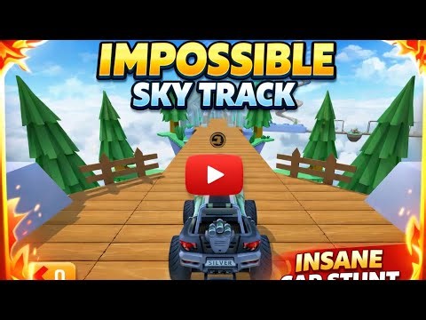 Impossible Sky Track Car Stunt | Crazy Car Racing on Sky Road Gameplay