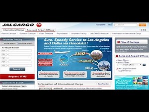 Japan Cargo Tracking,Japan Air Cargo Tracking Status