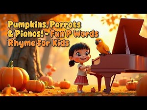 Pumpkins, Parrots & Pianos! | Fun P Words Rhyme for Kids
