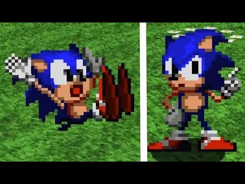 Genesis Sonic in Sonic Robo Blast 2