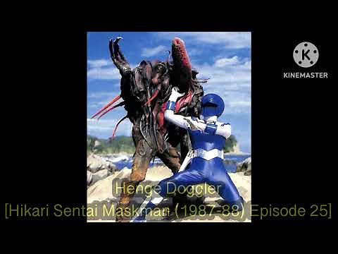 All Hikari Sentai Maskman Monsters/Villains