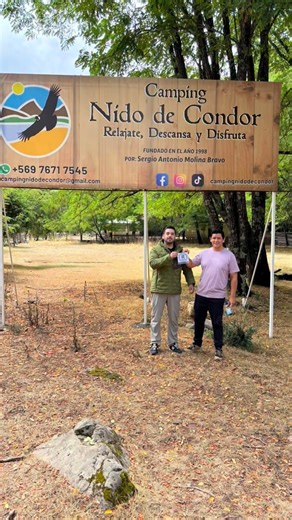Camping Nido de Cóndor on Instagram: "LOGRÓ SÚPER IMPORTANTE QUE MARCARA UN ANTES Y UN DESPUÉS EN NUESTRO @campingnidodecondor EL CAMINO QUE UNA VEZ INICIO MI PADRE SERGIO MOLINA BRAVO 💫HOY TIENE SUS FRUTOS Y ALGÚN DÍA LO CONSOLIDAREMOS EN GRADES OBJETIVOS, LE DOY LAS GRACIAS A @pauly.jav ARQUITECTA QUE LOGRÓ DESENRREDAR EL NUDO CIEGO QUE NO NOS PERMITÍA AVANZAR, A DON BENI POR SIEMPRE SER UNA SOLUCION A TODAS LAS FALLAS TÉCNICAS A DON @fer.chava de la oficina de turismo de la @muniyungay POR S