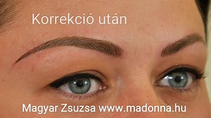 Szemöldök Microblading Step by step Magyar Zsuzsától | Magyar Zsuzsa Sminktetováló specialista Kozmetikus mester