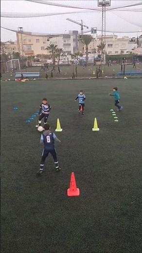 U10 Warm up passing skipping coordination and agility drill #football #soccer #futbol #sepakbola