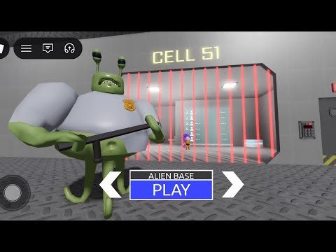 ALIEN BASE PRISON RUN! Obby Roblox! Gameplay Walkthrough
