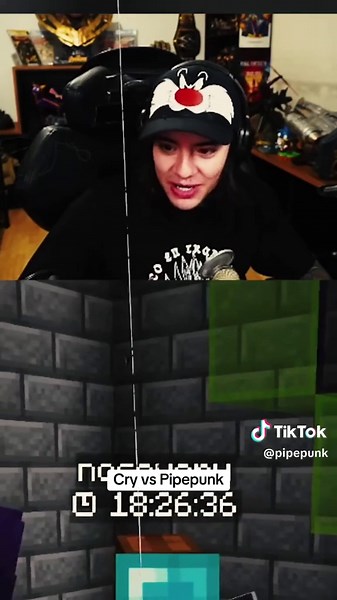 Divertidos momentos de Cry y Pipepunk jugando Minecraft